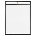 Stitched Job Ticket Holders, 8 1/2" x 11", Black, PK25