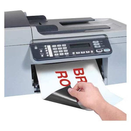 Magnetic Sheets, 1 Label per Sheet, 8 1/2"" x 11"", White, PK10