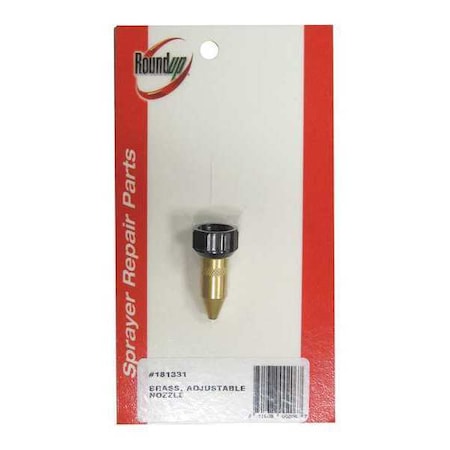 Roundup Nozzle Kit, Brass, Adjustable