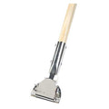 60" Snap On Mop and Broom Handles, 1 in Dia, Natural, Wood