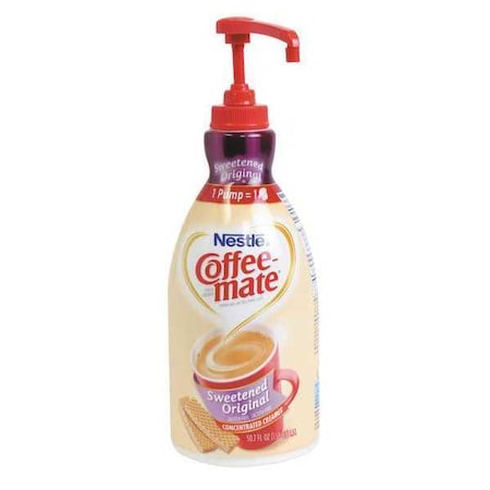 Liquid Coffee Creamer, Sweetened Original, 1.5 L Pump Bottle
