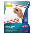 Print-On Tab Index Divider, Pk8