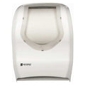 16 1/2 x 9 3/4 x 12 iQ Sensor Towel Dispenser, White/Clear
