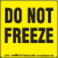 Do Not Freeze, Label, 6"x4", Yellow, Pk500