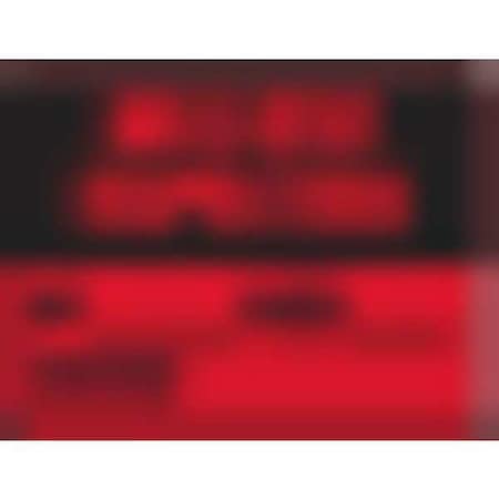 Hold For Inspection, Label, By, Date, Pk500
