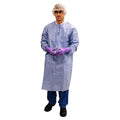 Kimtech A8 Lab Coat, SMS, Snaps Closure, Blue, 3XL/4XL, 20 PK
