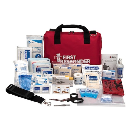 First Aid Kit and Housing, Nylon 78 Components, 1 People Served