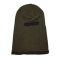 Knit Face Mask, Fleece Lined, Green