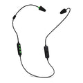 FreeReign Reusable Ear Plugs, Flanged Shape, 26 dB, Black/Green, 1 PR