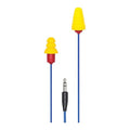 Protector Reusable Ear Plugs, Flanged Shape, 26 dB, Blue/Red/Yellow, 1 PR