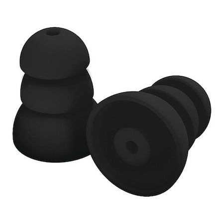 ComforTiered Ear Plugs, 26 dB, Black, 5 PK