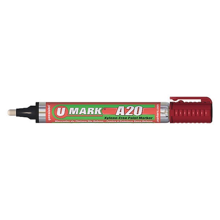 SolidPaintMarker, 5-5/8inL, Red, Paint