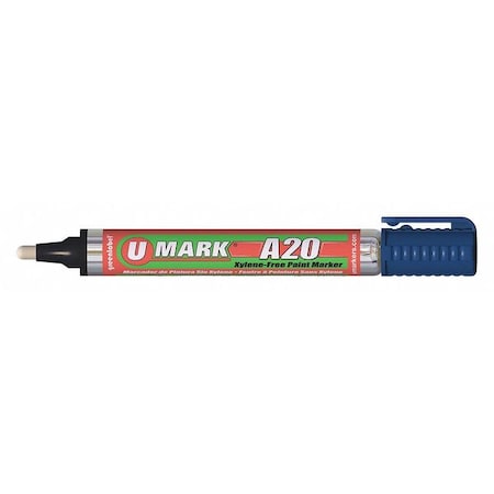Solid Paint Marker, 5-5/8 in L, Blue, Paint