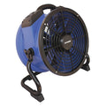 Industrial High Temperature Axial Air Mover W/ Power Outlets for Daisy Chain, 1/4 HP, 1720 CFM, 1.6 Amps, Variable Speed