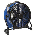 Industrial High Temperature Axial Air Mover W/ Power Outlets and 3 hr Timer, 1/3 HP, 3600 CFM, 2.8 Amps, Variable Speed