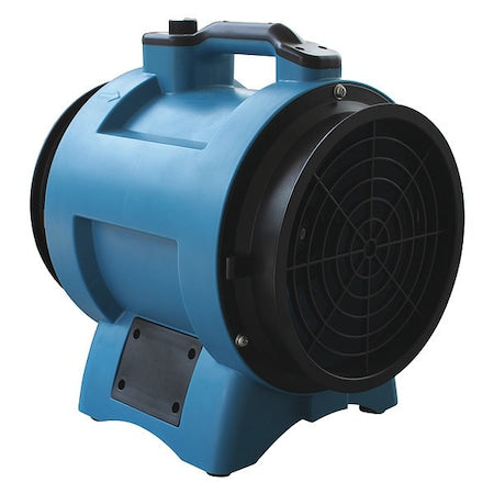 Industrial Confined Space Ventilator Fan, 12in Dia, 1/2 HP, 2600 CFM, 6A, Variable Speed