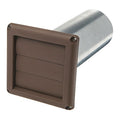 Spurr Vent, 4", Assembled, Aluminum, Polypropylene, 6" W, 11" L