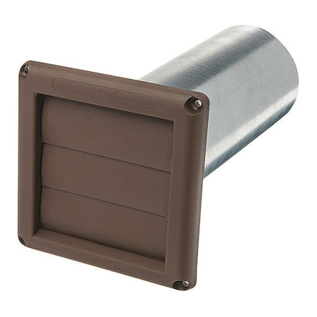 Spurr Vent, 4", Assembled, Aluminum, Polypropylene, 6" W, 11" L