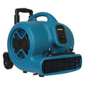 Air Mover W/ Telescopic Handle, Wheels, Carpet Clamp, 1/2 HP, 2800 CFM, 5 Amps, 3 Positions, 3 Speeds