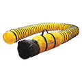 Ventilation Duct Hose for X-8, 8 in Dia x 25 ft L, Polyester