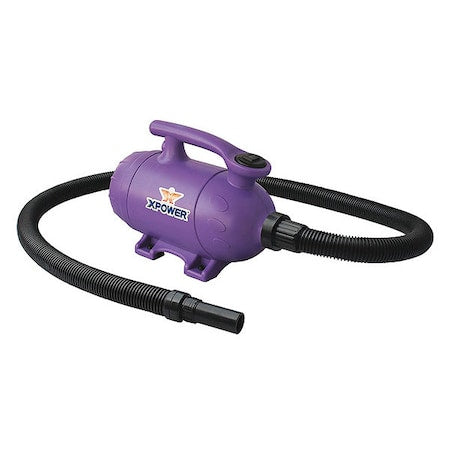 B-2 Pro at Home Pet Grooming Dog Force Hair Dryer and Vacuum - Purple