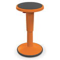 Grow Stool, Height Adjustable, Shrt, Orange