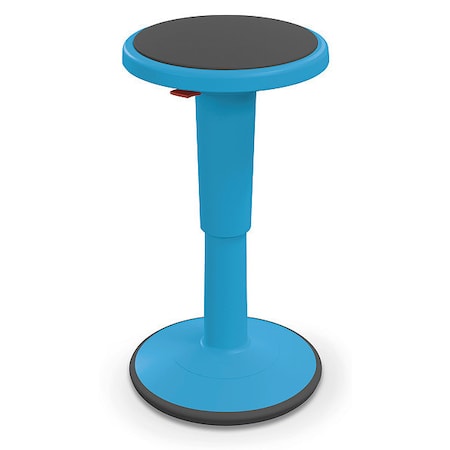 Grow Stool, Height Adjustable, Shrt, Blue