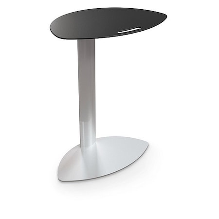 Table, Tablet Side, 19-1/2" W, 25.75" H, Black
