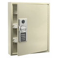 Key Cabinet, Steel, Beige, 110 Key Capacity