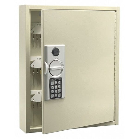 Key Cabinet, Steel, Beige, 110 Key Capacity