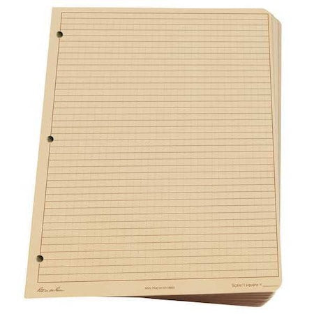 Loose Leaf Paper, All Weather, Brown, PK100