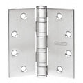 Door and Butt Hinge, Stainless Steel, Full Mortise Mounting, 1 13/16 in Leaf W x 5 in Leaf H