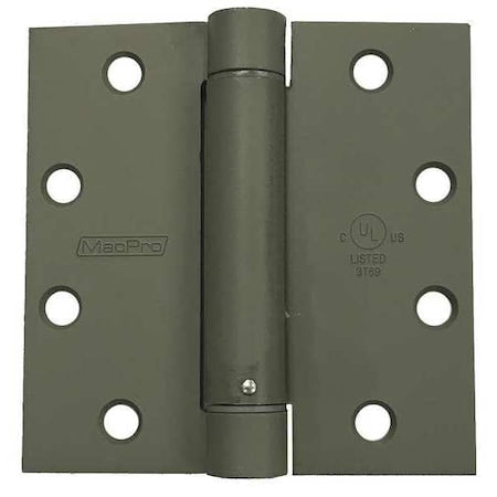 Door and Butt Hinge, Steel, Full Mortise Mounting, 1 7/8 in Leaf W x 4 1/2 in Leaf H