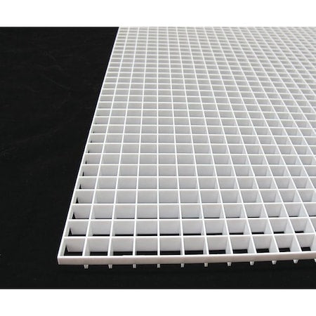 Egg Crate Diffuser 48 X 24, Painted, Plastic