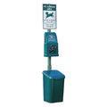 10 gal. Green Rectangular Polyethylene Pet Waste Container