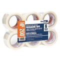 Packaging Tape, 4-7/16" dia., 72mm W, PK6