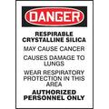 Danger Label,7"" H x 5"" W,Vinyl,PK5