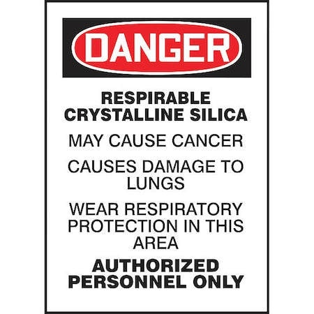 Danger Label,7"" H x 5"" W,Vinyl,PK5