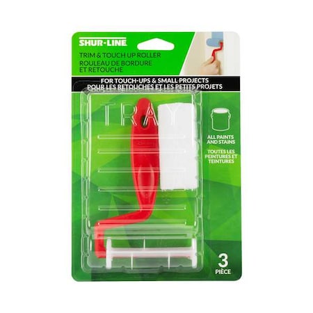 Paint Roller Kit, 3 Pieces, 3" L