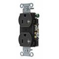 Straight Blade Receptacle, 5-20R, 20 A, 125V AC, 2 Pole, 3 Wire, Flush Mount, Grounded