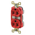 Straight Blade Receptacle, 5-20R, 20 A, 125V AC, 2 Pole, 3 Wire, Flush Mount, Grounded