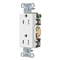 Straight Blade Receptacle, 5-15R, 15 A, 125V AC, 2 Pole, 3 Wire, Flush Mount, Grounded