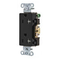 Straight Blade Receptacle, 5-20R, 20 A, 125V AC, 2 Pole, 3 Wire, Flush Mount, Self-Grounded