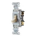 Wall Switch, 15A, Ivory, Toggle, 1 to 2 HP