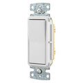 Wall Switch, 2 hp, Rocker, 15 A, White