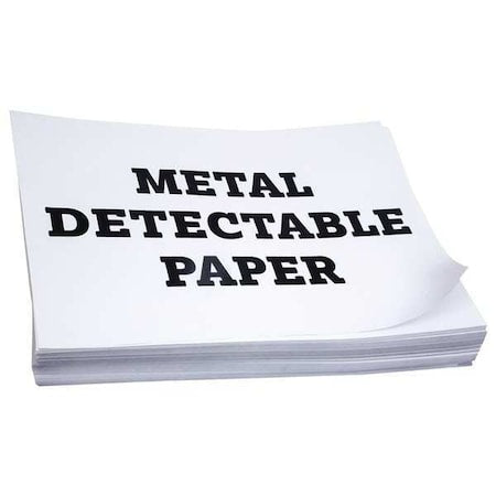 Metal Detectable Paper, 8-1/2" x 11" Sheet Size, PK100