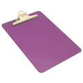 9" x 12-1/2" Metal Detectable Clipboard, Purple