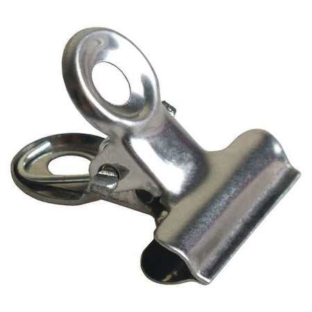 Bulldog Clip,Size 5-45/64"",Silver,PK5