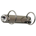 Metal DetectableChromium Ring Binder, 2 Rings, PK10