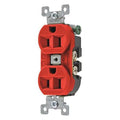 Straight Blade Receptacle, 5-15R, 15 A, 125V AC, 2 Pole, 3 Wire, Flush Mount, Grounded